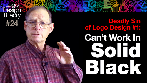 Deadly Sins of Logo Design #1: Can't Work on Solid Black