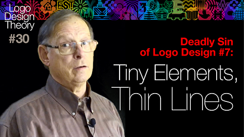 Deadly Sin of Logo Design #7: Tiny Elements, Thin Lines