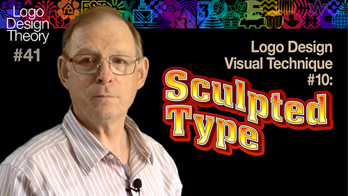 Logo Design Visual Technique 10: Sculpted Type